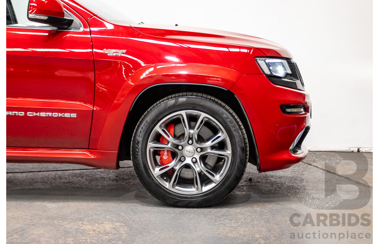 06/2015 Jeep Grand Cherokee SRT 8 (4x4) WK MY15 4d Wagon Redline Pearl V8 6.4L
