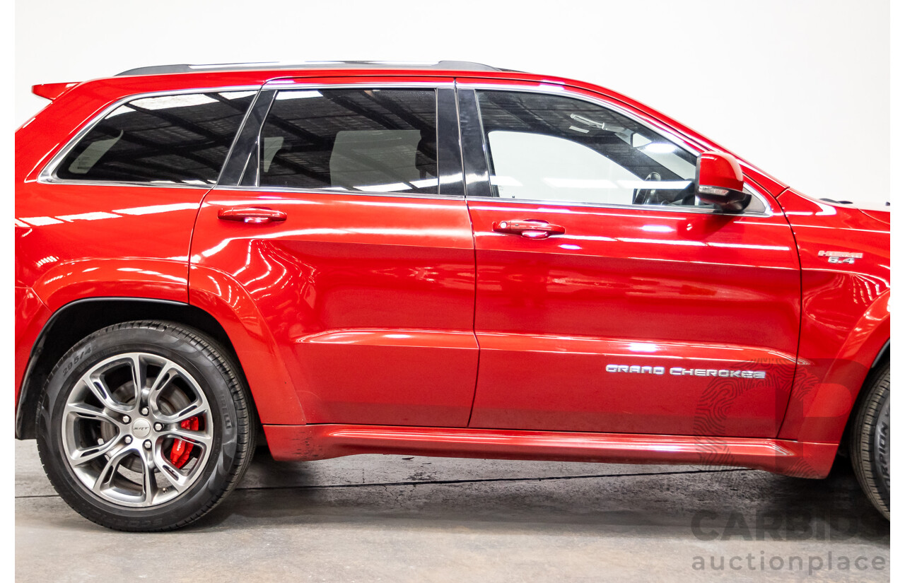 06/2015 Jeep Grand Cherokee SRT 8 (4x4) WK MY15 4d Wagon Redline Pearl V8 6.4L