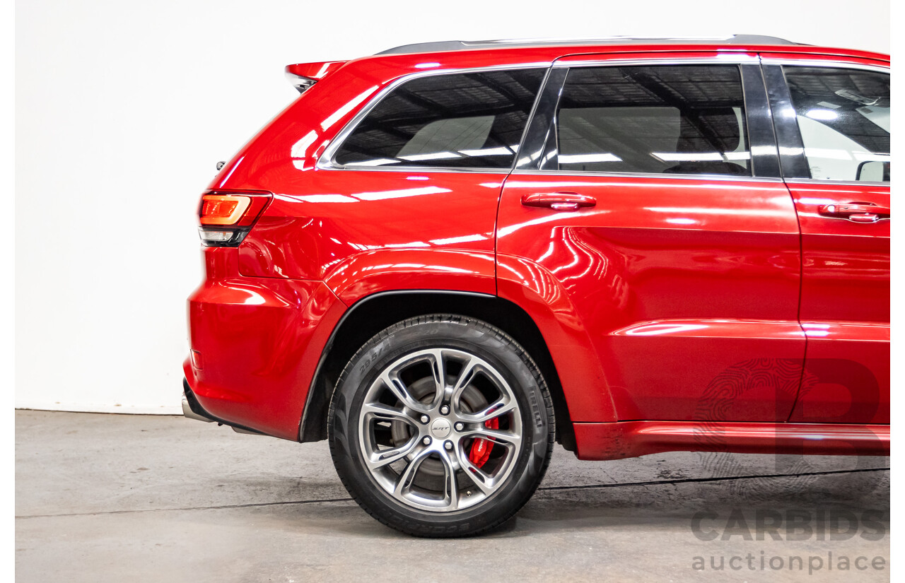 06/2015 Jeep Grand Cherokee SRT 8 (4x4) WK MY15 4d Wagon Redline Pearl V8 6.4L
