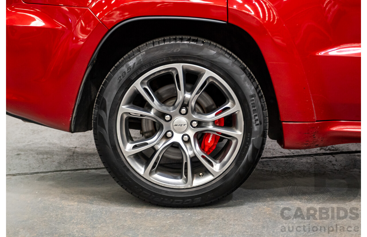 06/2015 Jeep Grand Cherokee SRT 8 (4x4) WK MY15 4d Wagon Redline Pearl V8 6.4L