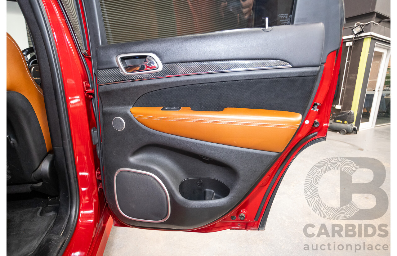 06/2015 Jeep Grand Cherokee SRT 8 (4x4) WK MY15 4d Wagon Redline Pearl V8 6.4L