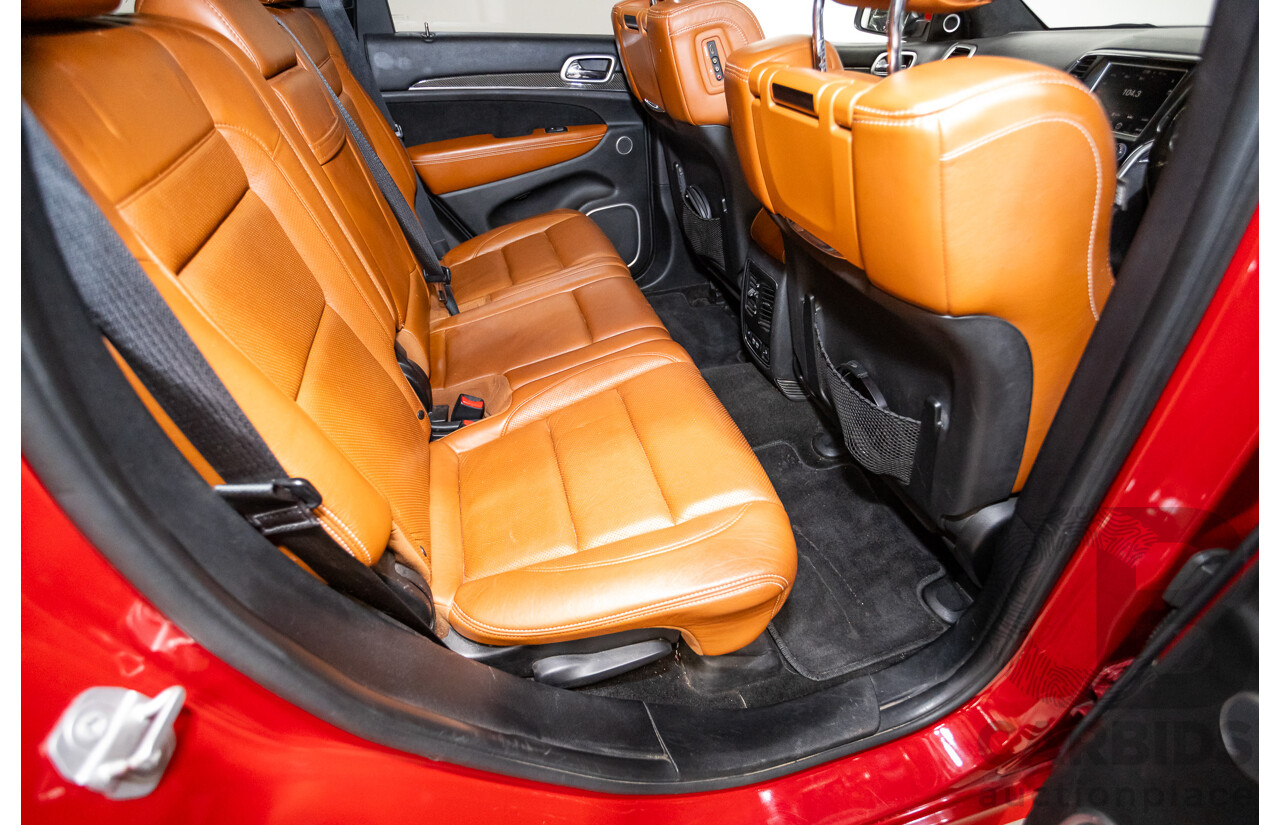 06/2015 Jeep Grand Cherokee SRT 8 (4x4) WK MY15 4d Wagon Redline Pearl V8 6.4L