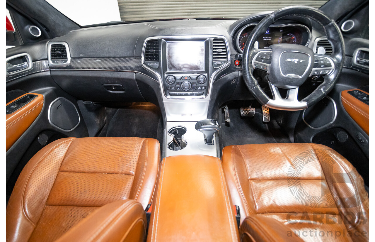 06/2015 Jeep Grand Cherokee SRT 8 (4x4) WK MY15 4d Wagon Redline Pearl V8 6.4L