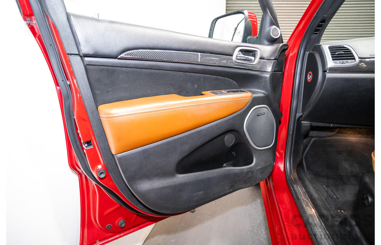 06/2015 Jeep Grand Cherokee SRT 8 (4x4) WK MY15 4d Wagon Redline Pearl V8 6.4L