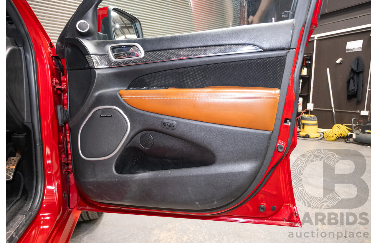 06/2015 Jeep Grand Cherokee SRT 8 (4x4) WK MY15 4d Wagon Redline Pearl V8 6.4L