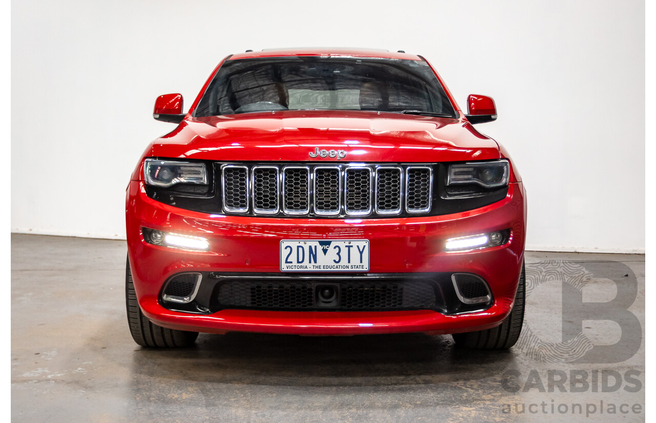 06/2015 Jeep Grand Cherokee SRT 8 (4x4) WK MY15 4d Wagon Redline Pearl V8 6.4L