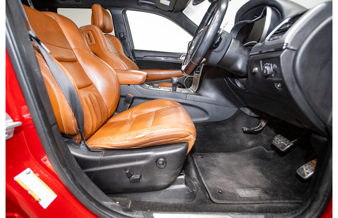 06/2015 Jeep Grand Cherokee SRT 8 (4x4) WK MY15 4d Wagon Redline Pearl V8 6.4L