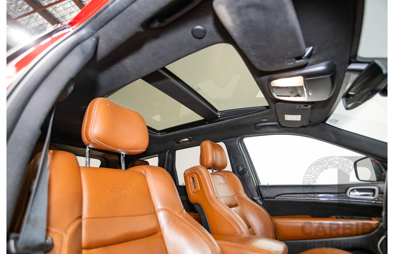 06/2015 Jeep Grand Cherokee SRT 8 (4x4) WK MY15 4d Wagon Redline Pearl V8 6.4L