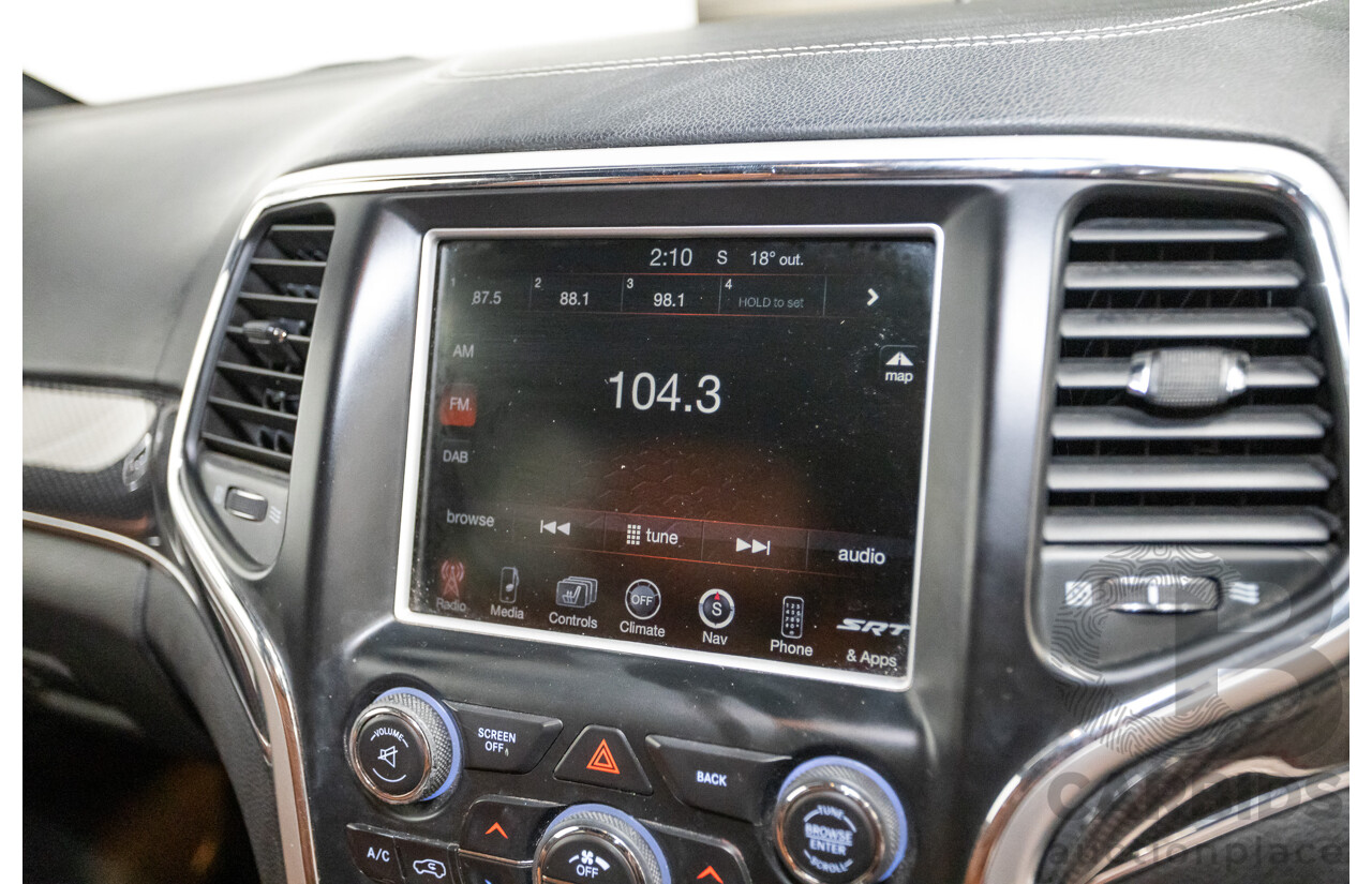 06/2015 Jeep Grand Cherokee SRT 8 (4x4) WK MY15 4d Wagon Redline Pearl V8 6.4L