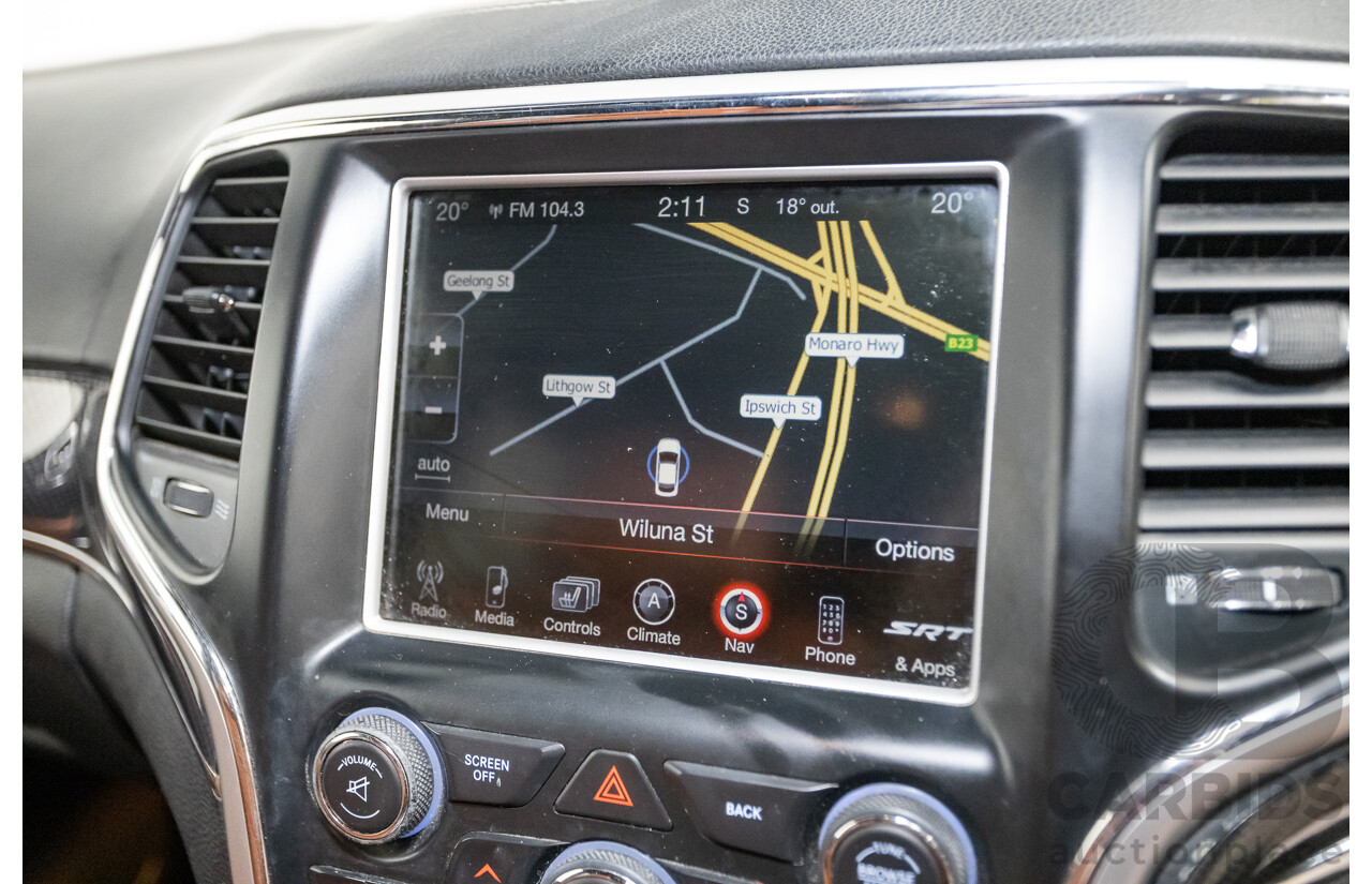 06/2015 Jeep Grand Cherokee SRT 8 (4x4) WK MY15 4d Wagon Redline Pearl V8 6.4L