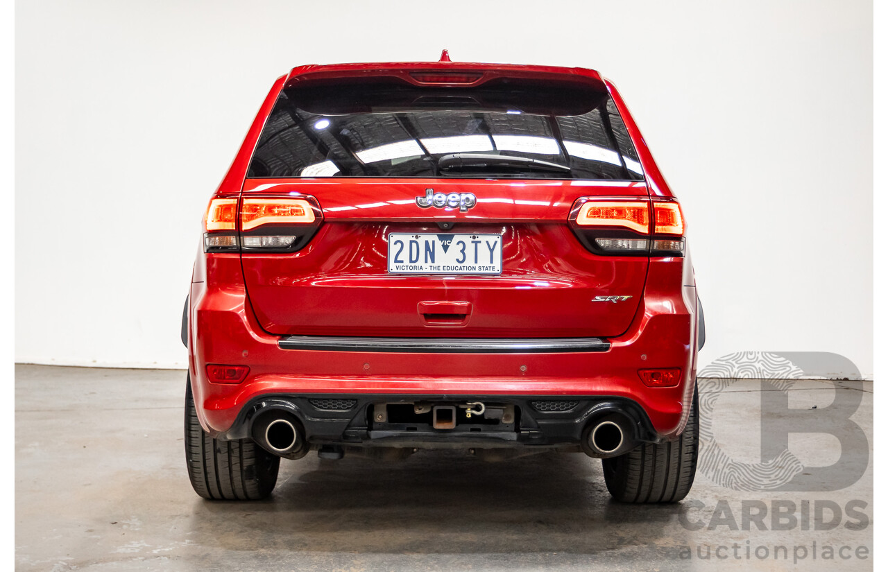 06/2015 Jeep Grand Cherokee SRT 8 (4x4) WK MY15 4d Wagon Redline Pearl V8 6.4L