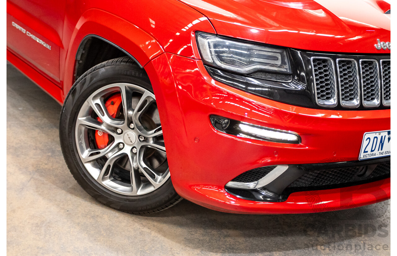06/2015 Jeep Grand Cherokee SRT 8 (4x4) WK MY15 4d Wagon Redline Pearl V8 6.4L