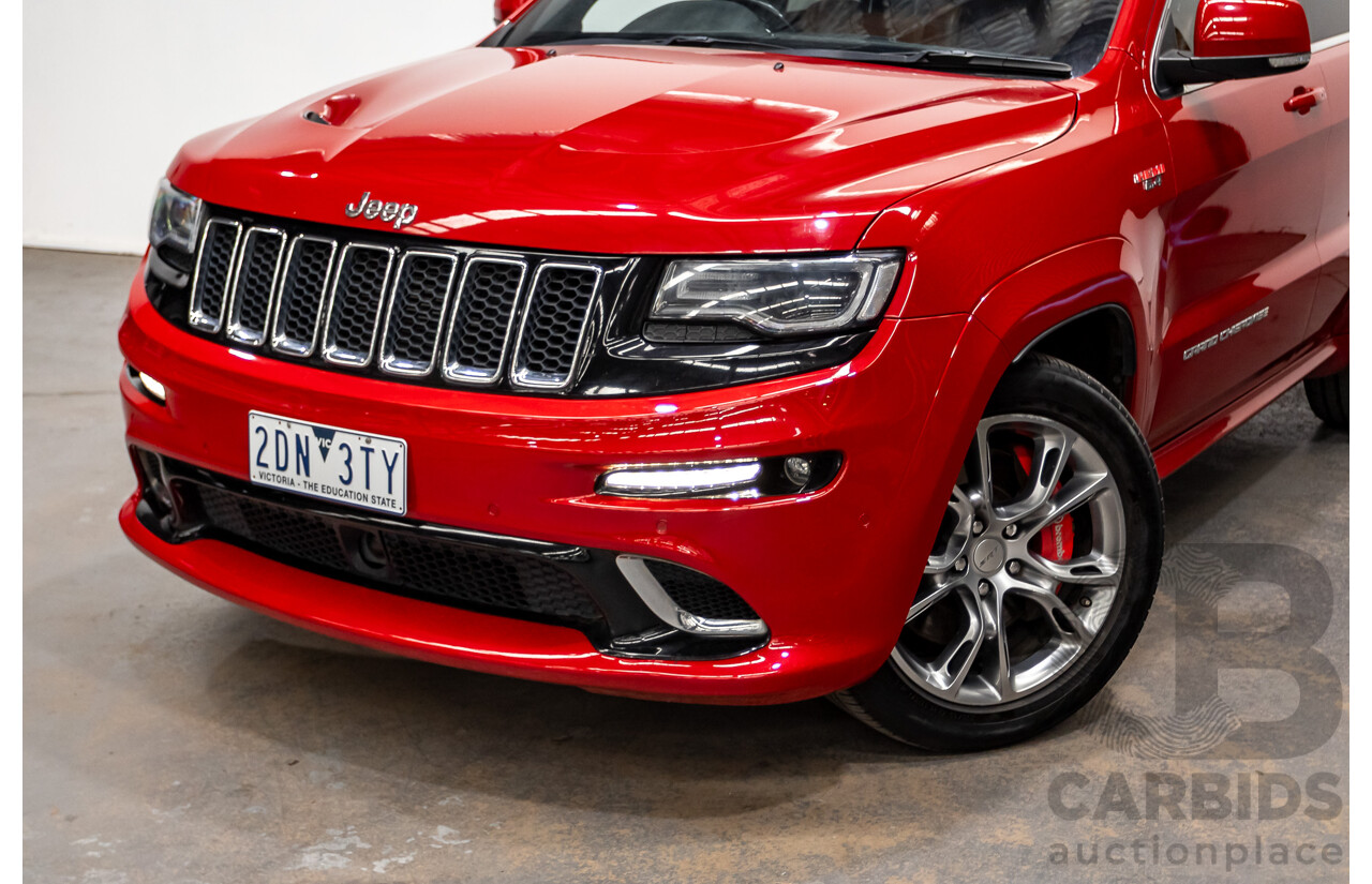 06/2015 Jeep Grand Cherokee SRT 8 (4x4) WK MY15 4d Wagon Redline Pearl V8 6.4L