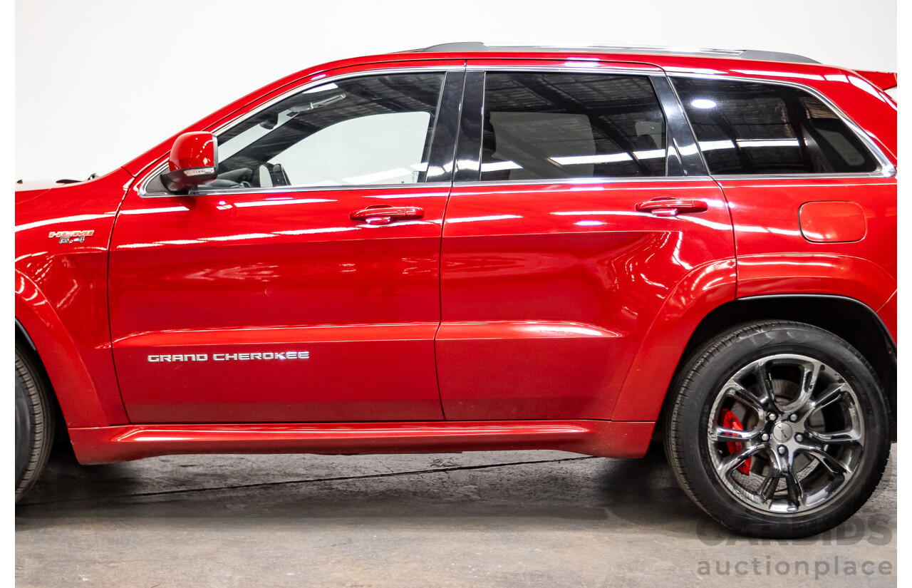 06/2015 Jeep Grand Cherokee SRT 8 (4x4) WK MY15 4d Wagon Redline Pearl V8 6.4L