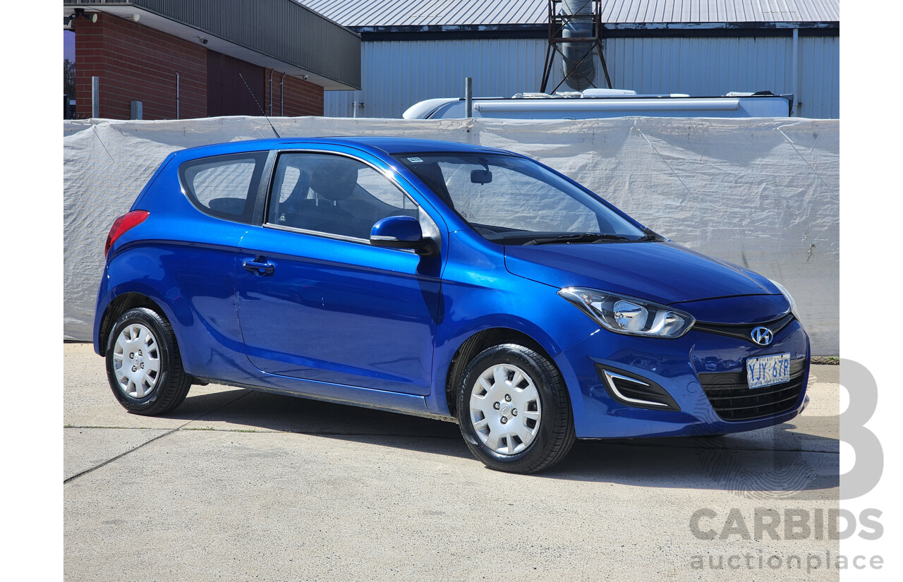 8/2014 Hyundai i20 Active PB MY14 3d Hatchback Blue 1.4L