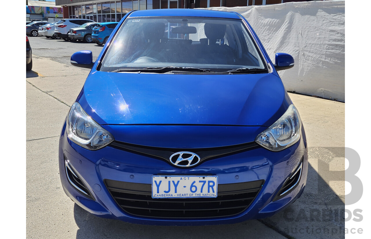 8/2014 Hyundai i20 Active PB MY14 3d Hatchback Blue 1.4L