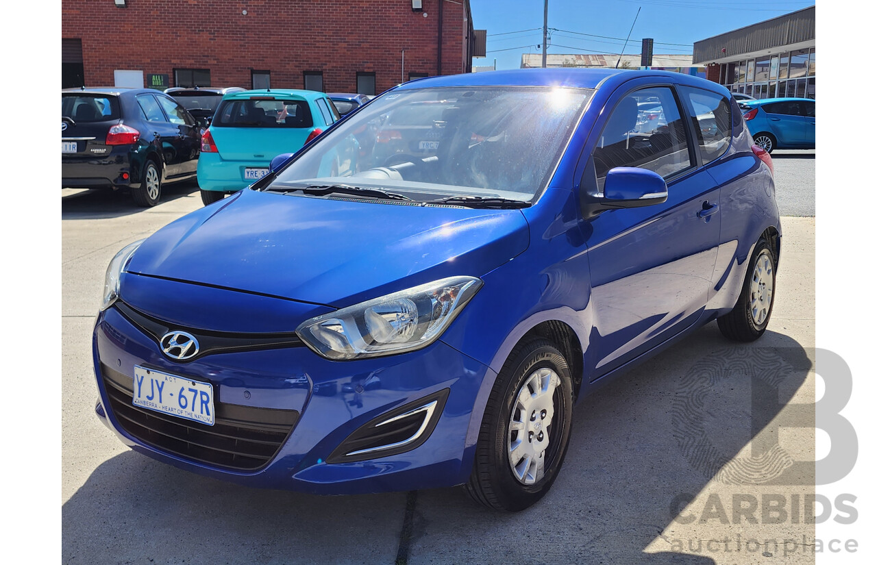 8/2014 Hyundai i20 Active PB MY14 3d Hatchback Blue 1.4L