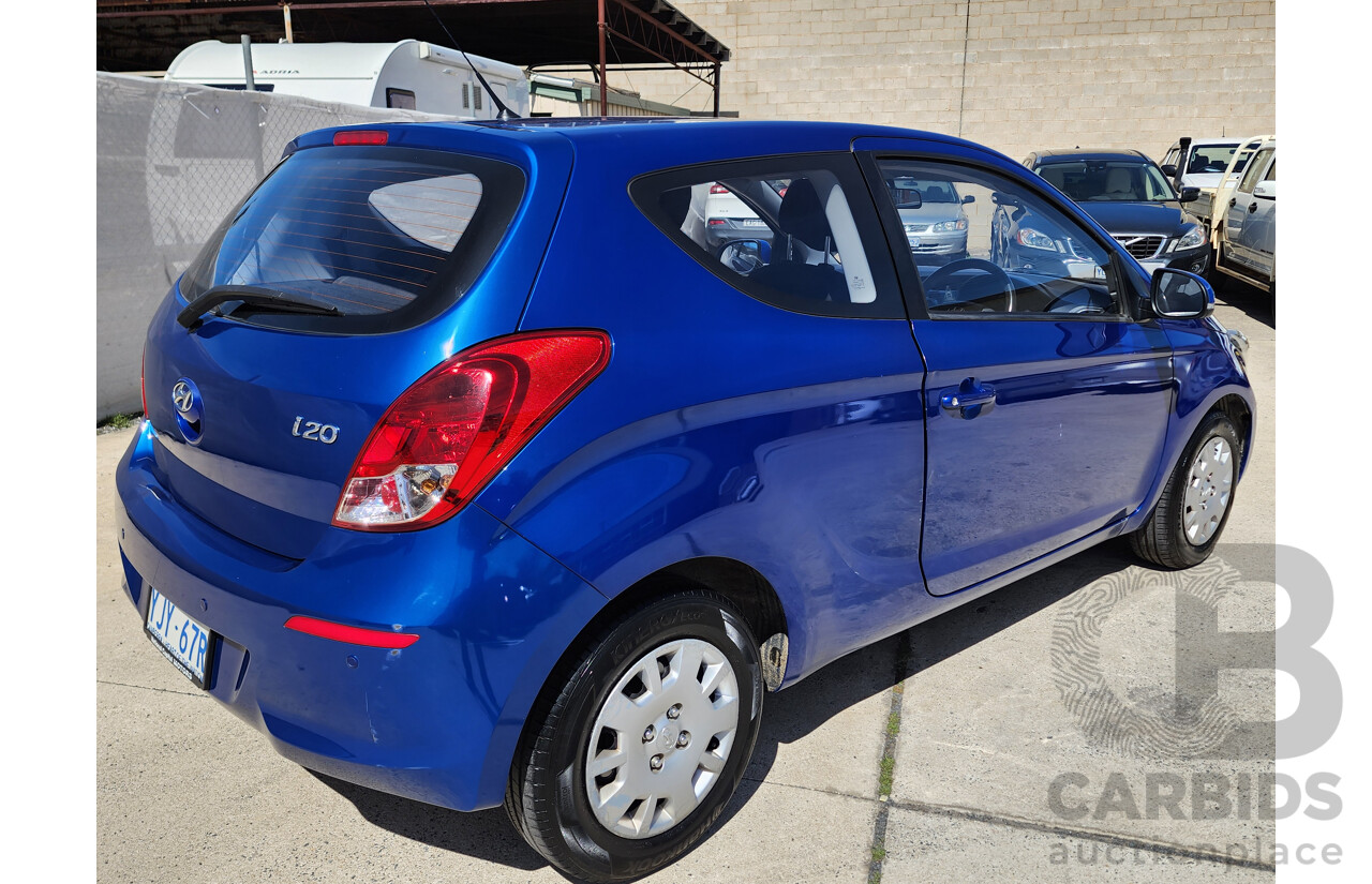 8/2014 Hyundai i20 Active PB MY14 3d Hatchback Blue 1.4L