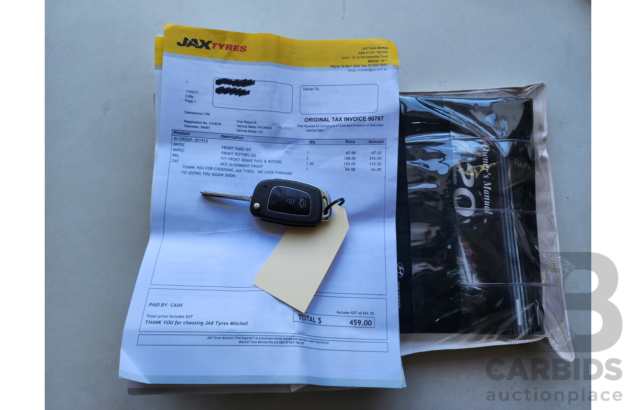 8/2014 Hyundai i20 Active PB MY14 3d Hatchback Blue 1.4L