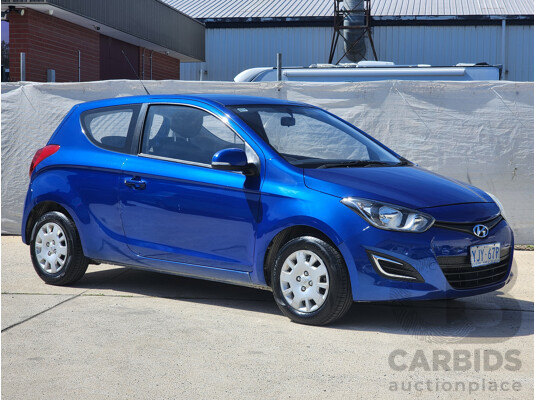 8/2014 Hyundai i20 Active PB MY14 3d Hatchback Blue 1.4L