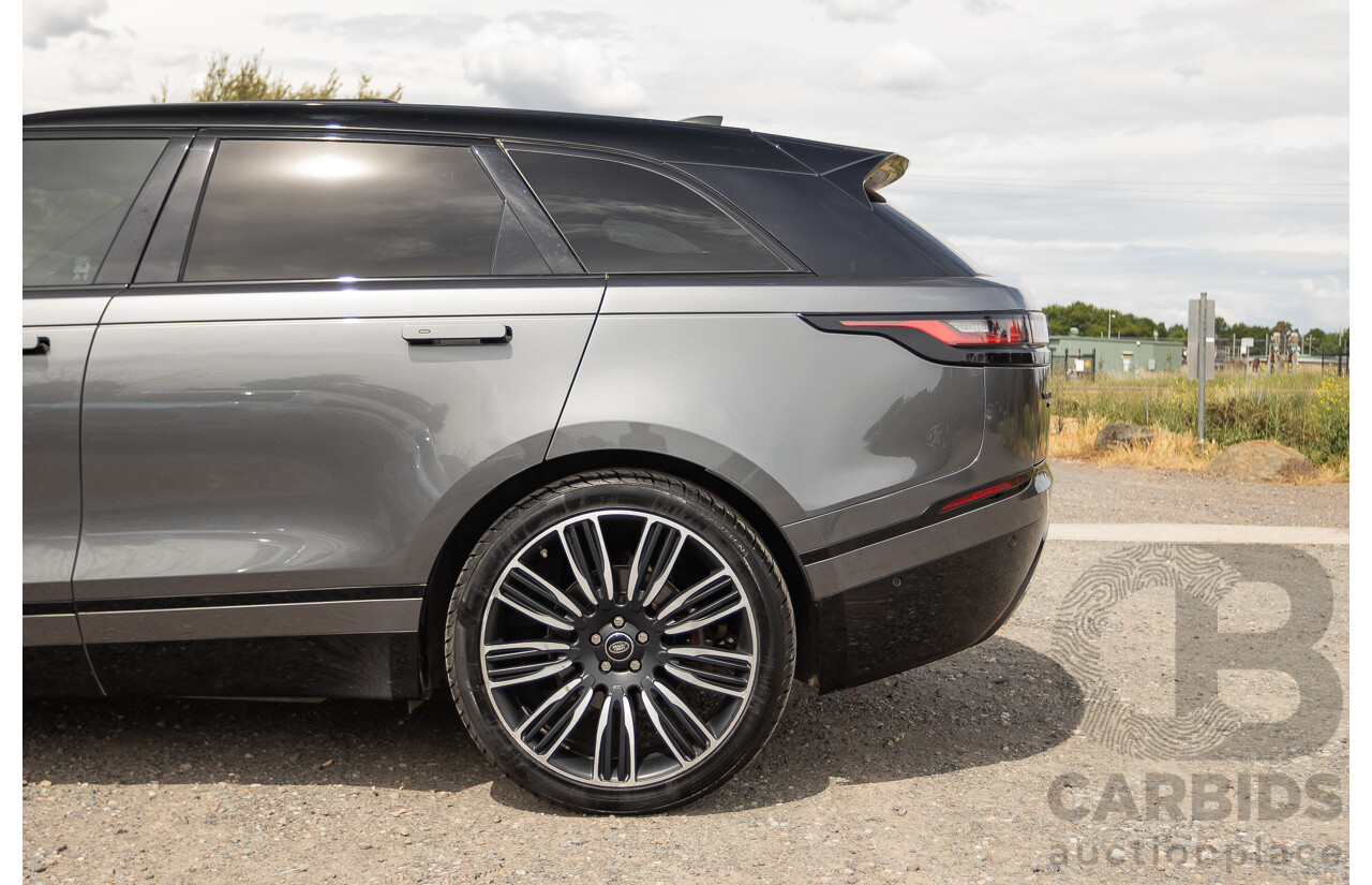 12/2017 Land Rover Range Rover Velar D300 HSE R-Dynamic (AWD) L560 MY18 4d Wagon Ammonite Grey Metallic Twin Turbo Diesel V6 3.0L