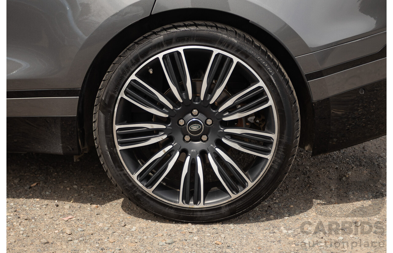 12/2017 Land Rover Range Rover Velar D300 HSE R-Dynamic (AWD) L560 MY18 4d Wagon Ammonite Grey Metallic Twin Turbo Diesel V6 3.0L