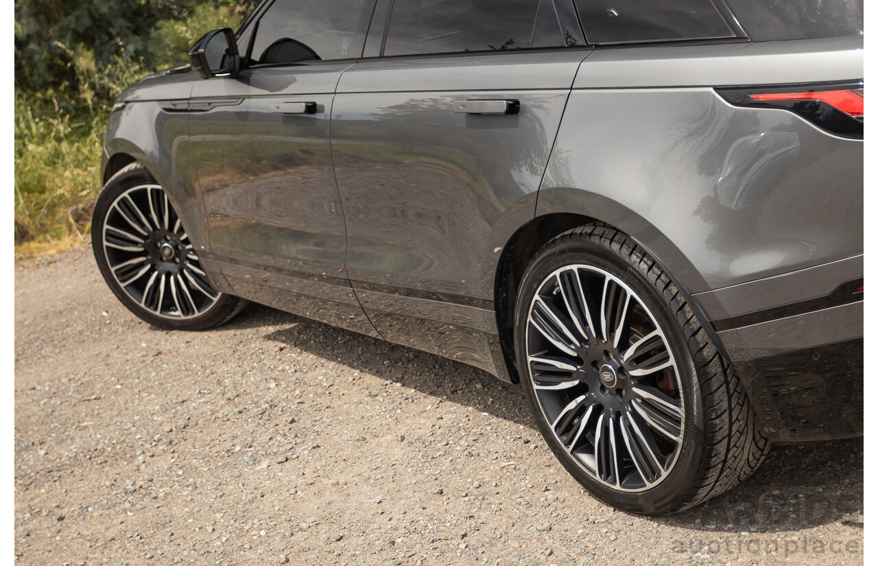 12/2017 Land Rover Range Rover Velar D300 HSE R-Dynamic (AWD) L560 MY18 4d Wagon Ammonite Grey Metallic Twin Turbo Diesel V6 3.0L