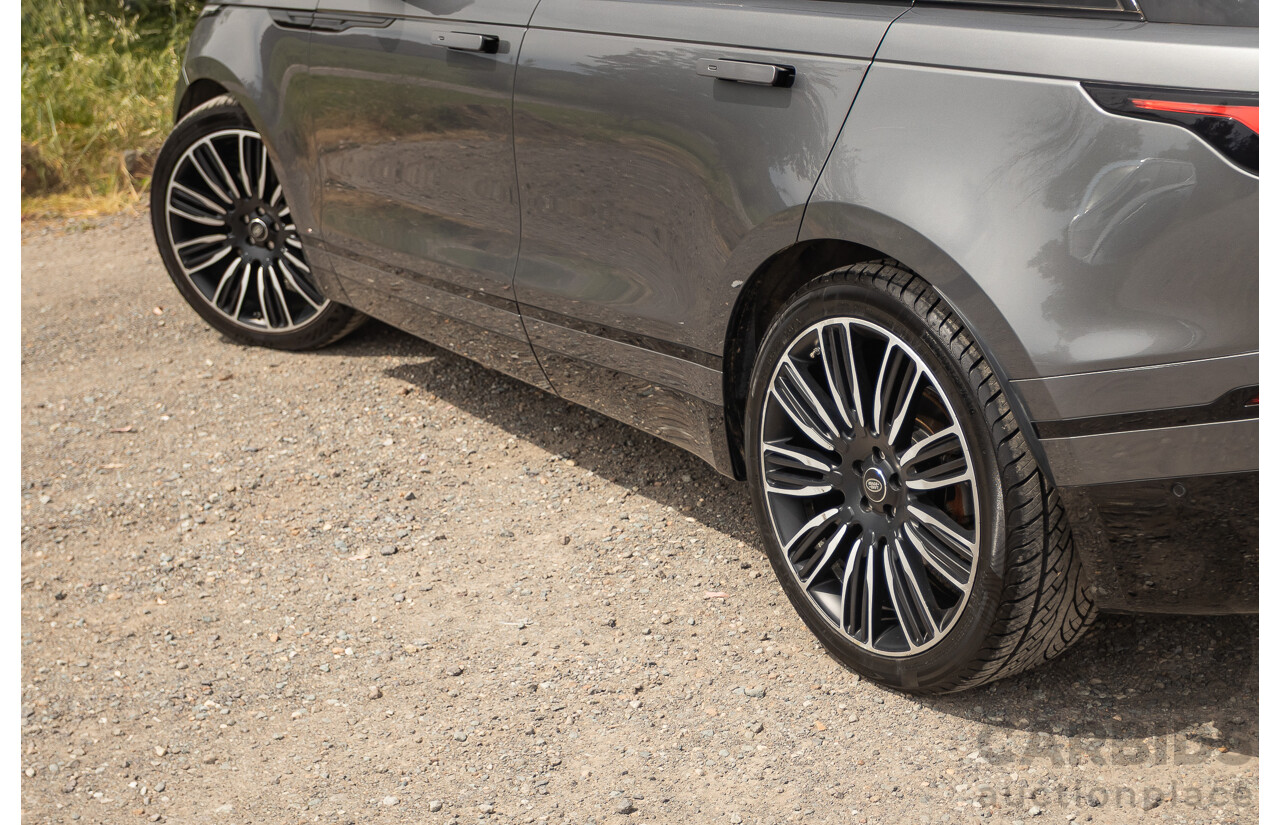 12/2017 Land Rover Range Rover Velar D300 HSE R-Dynamic (AWD) L560 MY18 4d Wagon Ammonite Grey Metallic Twin Turbo Diesel V6 3.0L