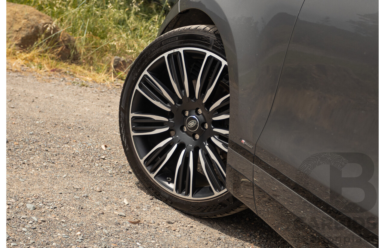 12/2017 Land Rover Range Rover Velar D300 HSE R-Dynamic (AWD) L560 MY18 4d Wagon Ammonite Grey Metallic Twin Turbo Diesel V6 3.0L