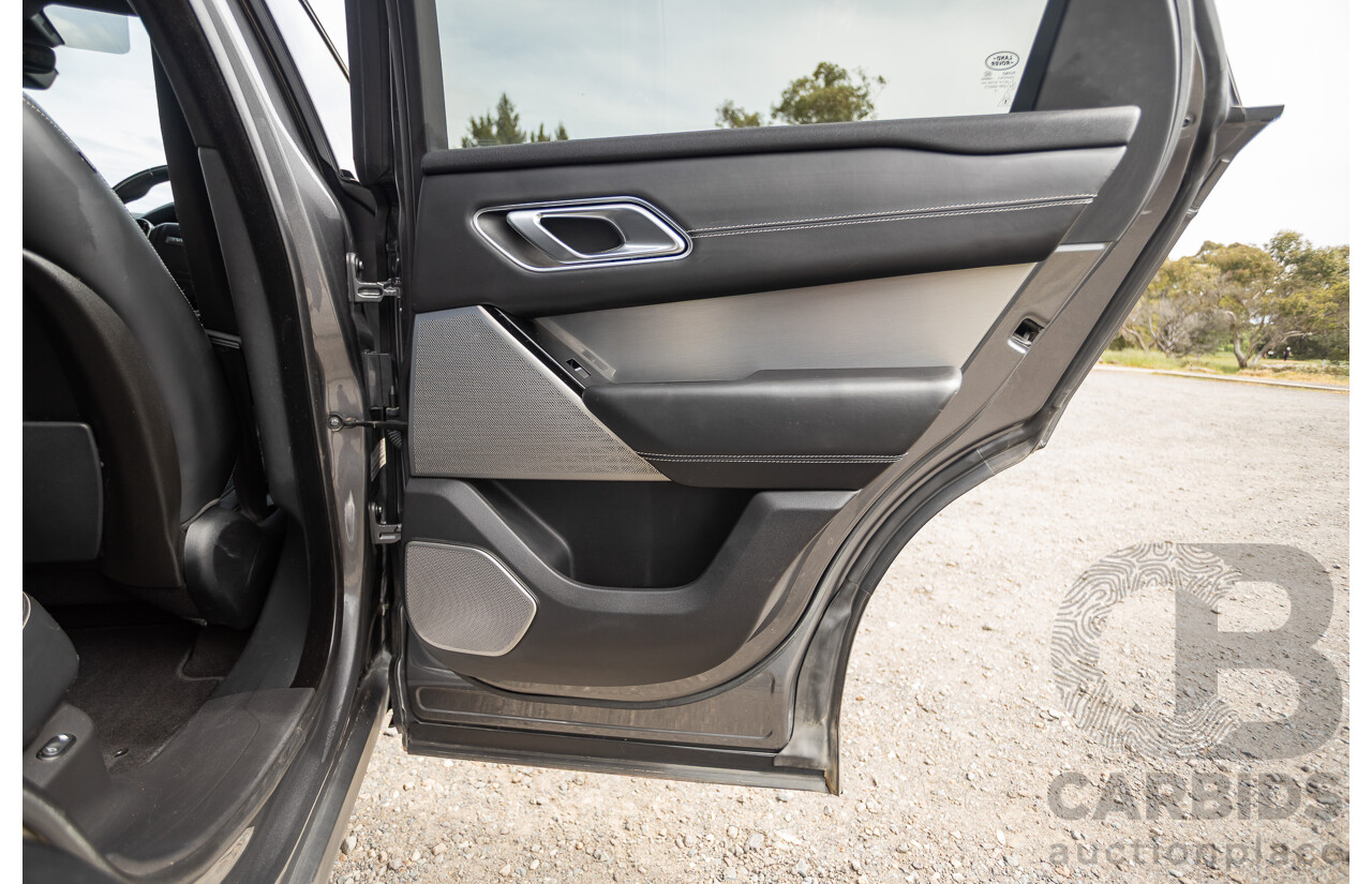 12/2017 Land Rover Range Rover Velar D300 HSE R-Dynamic (AWD) L560 MY18 4d Wagon Ammonite Grey Metallic Twin Turbo Diesel V6 3.0L