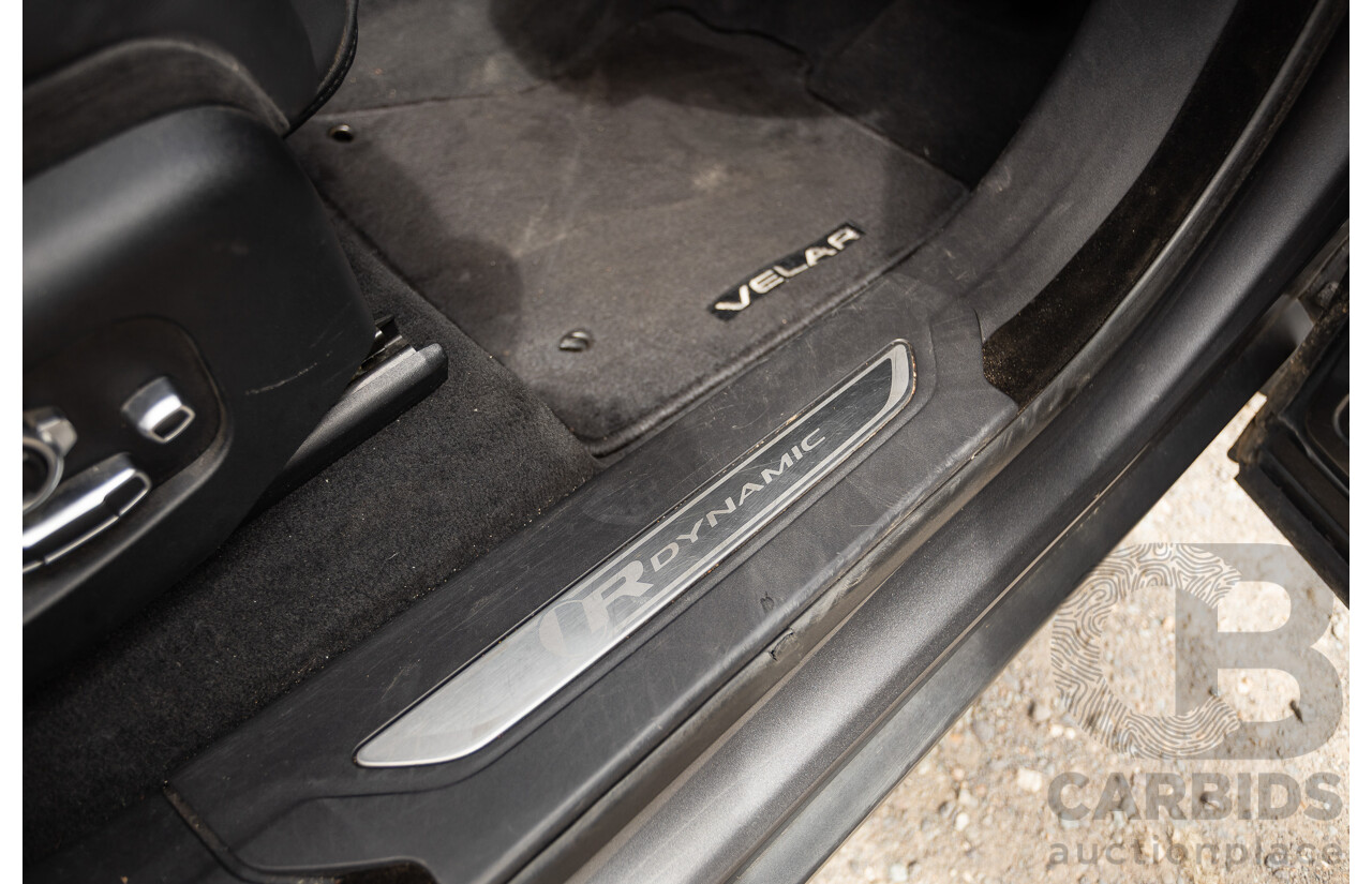 12/2017 Land Rover Range Rover Velar D300 HSE R-Dynamic (AWD) L560 MY18 4d Wagon Ammonite Grey Metallic Twin Turbo Diesel V6 3.0L