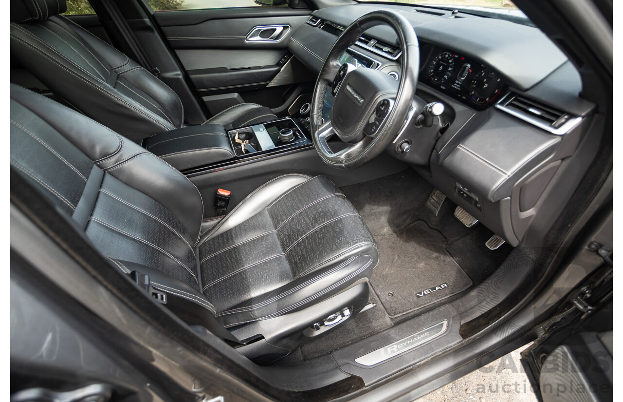 12/2017 Land Rover Range Rover Velar D300 HSE R-Dynamic (AWD) L560 MY18 4d Wagon Ammonite Grey Metallic Twin Turbo Diesel V6 3.0L