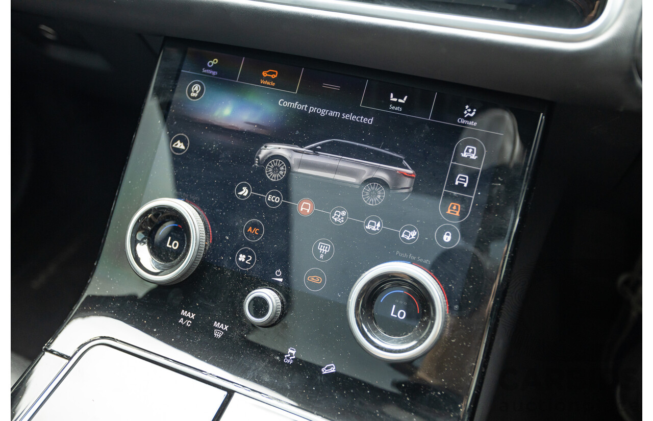 12/2017 Land Rover Range Rover Velar D300 HSE R-Dynamic (AWD) L560 MY18 4d Wagon Ammonite Grey Metallic Twin Turbo Diesel V6 3.0L