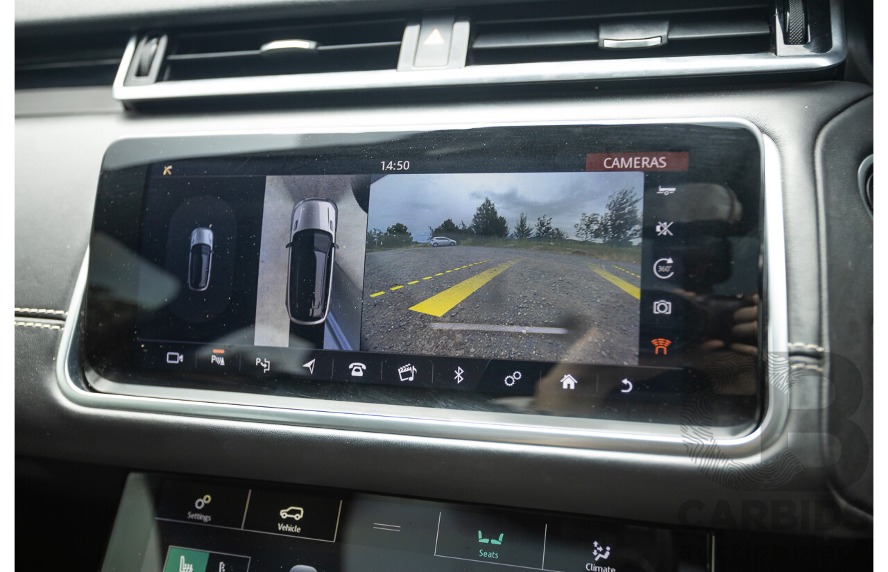 12/2017 Land Rover Range Rover Velar D300 HSE R-Dynamic (AWD) L560 MY18 4d Wagon Ammonite Grey Metallic Twin Turbo Diesel V6 3.0L