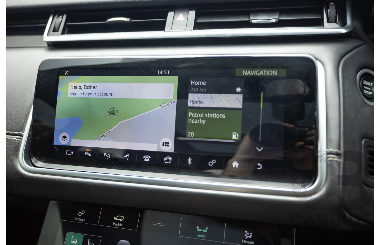 12/2017 Land Rover Range Rover Velar D300 HSE R-Dynamic (AWD) L560 MY18 4d Wagon Ammonite Grey Metallic Twin Turbo Diesel V6 3.0L