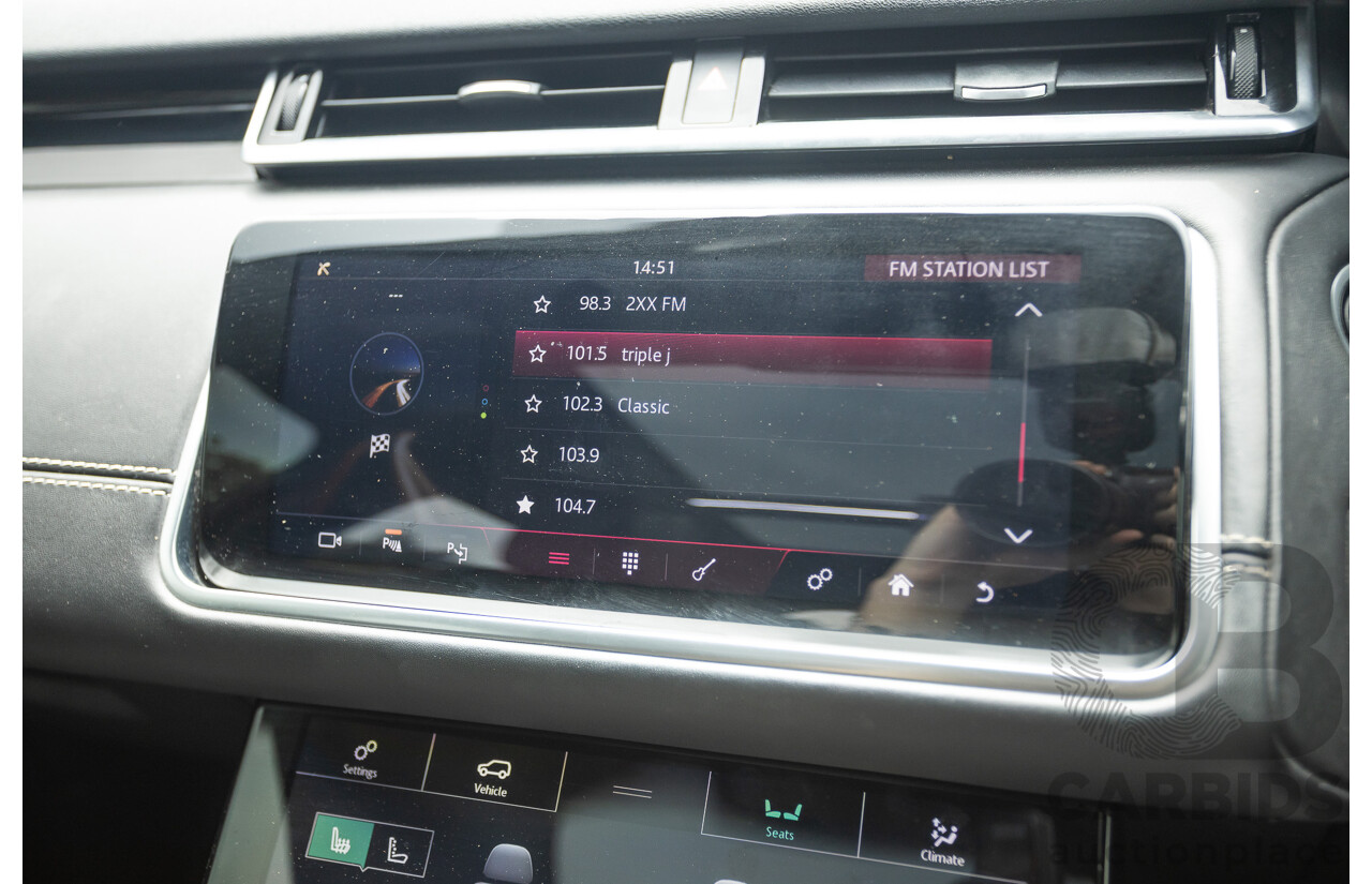 12/2017 Land Rover Range Rover Velar D300 HSE R-Dynamic (AWD) L560 MY18 4d Wagon Ammonite Grey Metallic Twin Turbo Diesel V6 3.0L