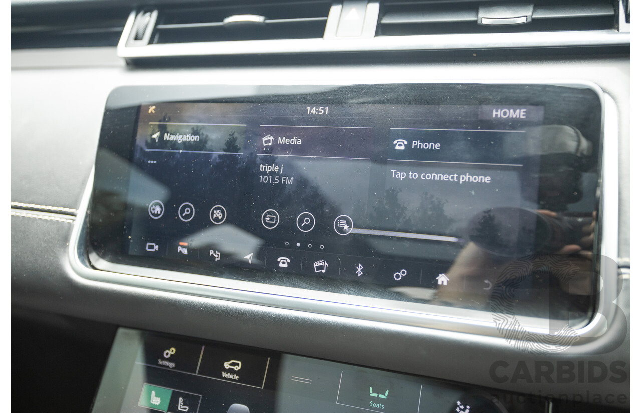 12/2017 Land Rover Range Rover Velar D300 HSE R-Dynamic (AWD) L560 MY18 4d Wagon Ammonite Grey Metallic Twin Turbo Diesel V6 3.0L