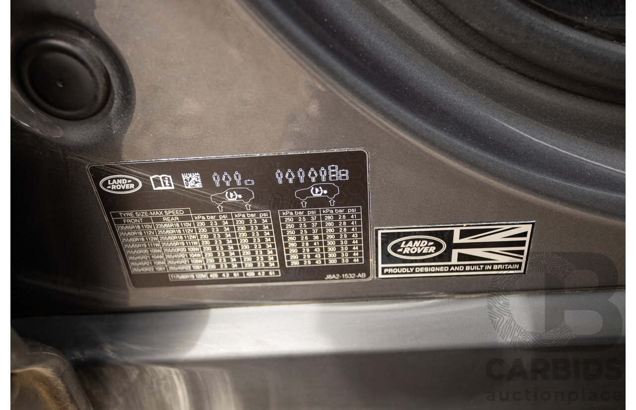 12/2017 Land Rover Range Rover Velar D300 HSE R-Dynamic (AWD) L560 MY18 4d Wagon Ammonite Grey Metallic Twin Turbo Diesel V6 3.0L