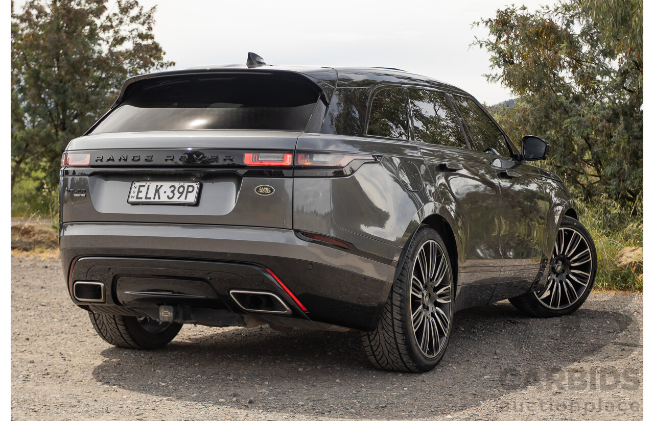 12/2017 Land Rover Range Rover Velar D300 HSE R-Dynamic (AWD) L560 MY18 4d Wagon Ammonite Grey Metallic Twin Turbo Diesel V6 3.0L