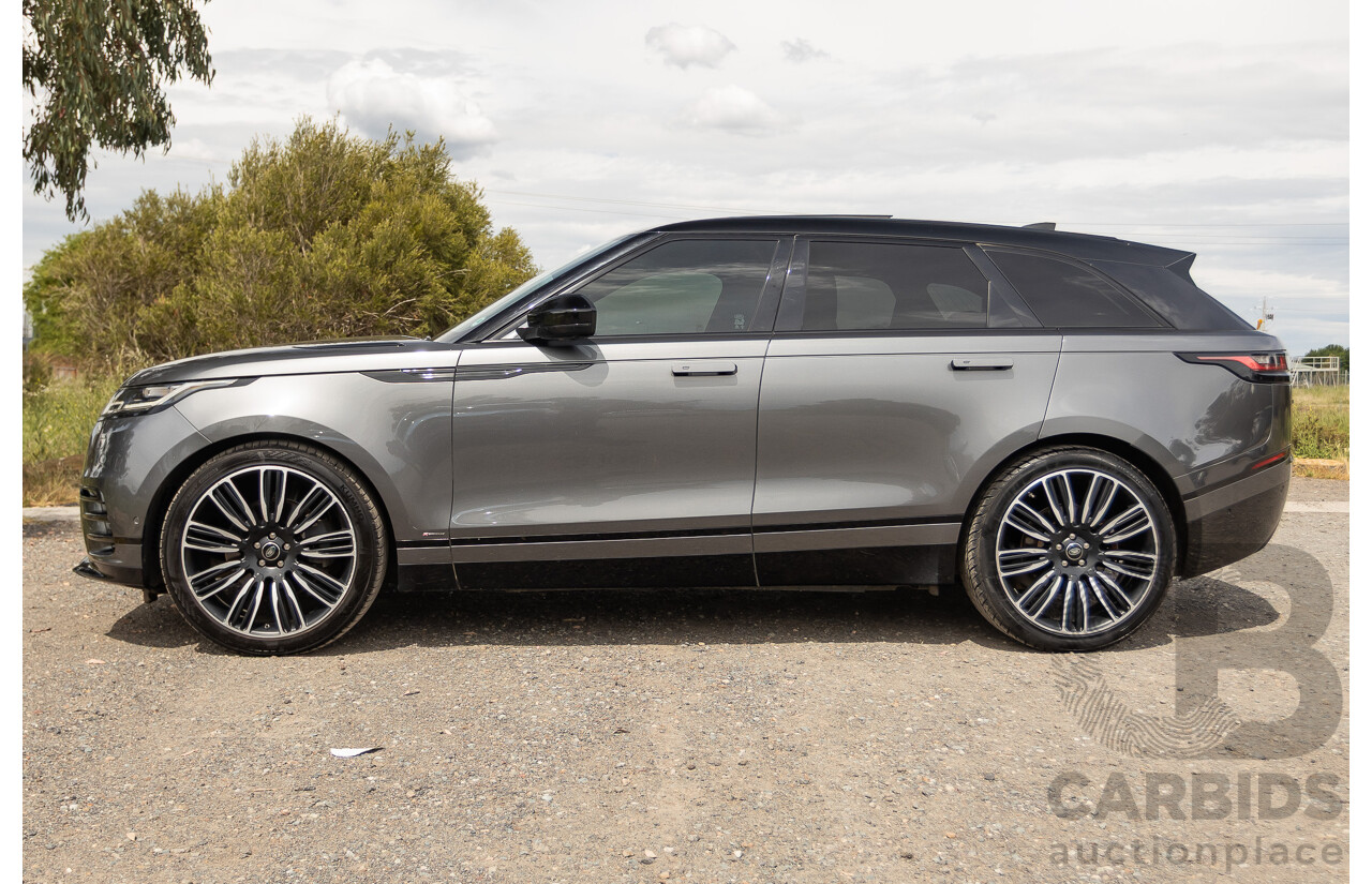 12/2017 Land Rover Range Rover Velar D300 HSE R-Dynamic (AWD) L560 MY18 4d Wagon Ammonite Grey Metallic Twin Turbo Diesel V6 3.0L