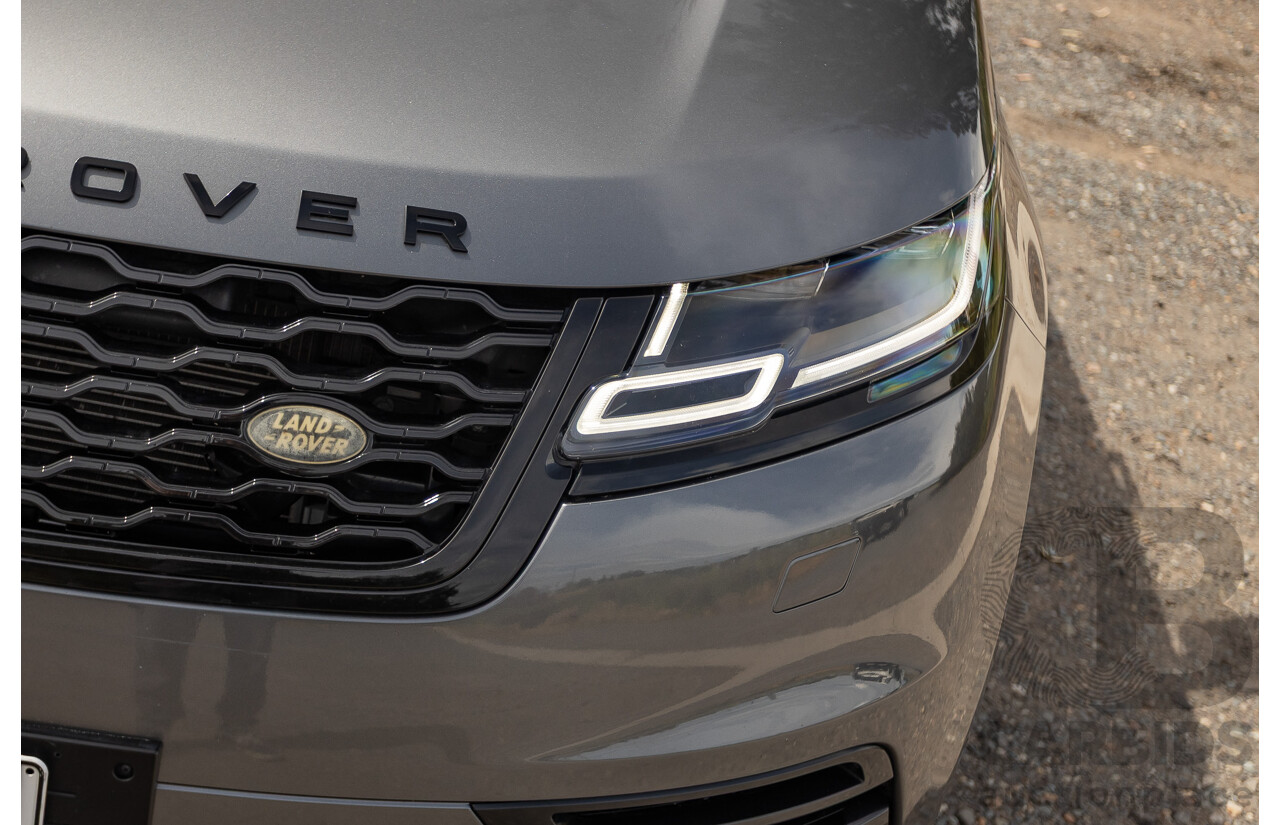 12/2017 Land Rover Range Rover Velar D300 HSE R-Dynamic (AWD) L560 MY18 4d Wagon Ammonite Grey Metallic Twin Turbo Diesel V6 3.0L