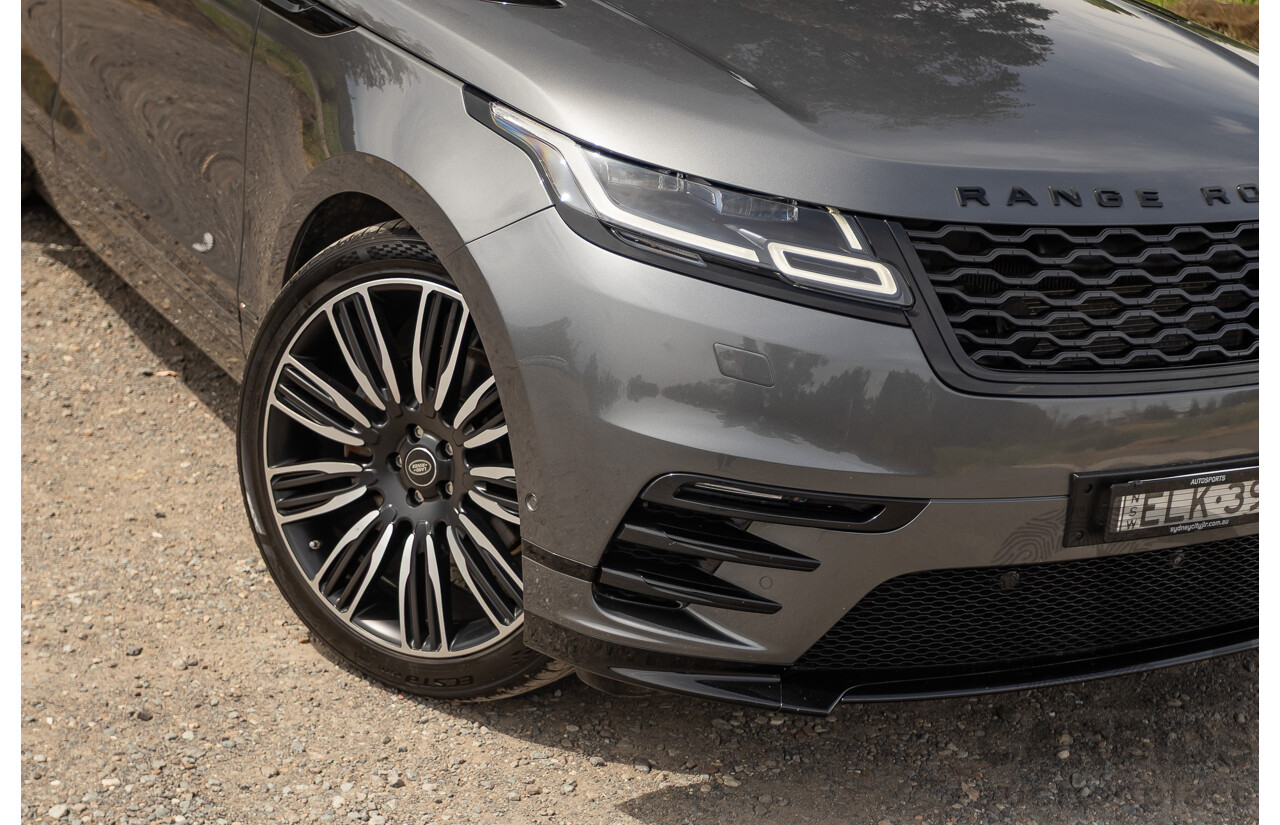 12/2017 Land Rover Range Rover Velar D300 HSE R-Dynamic (AWD) L560 MY18 4d Wagon Ammonite Grey Metallic Twin Turbo Diesel V6 3.0L