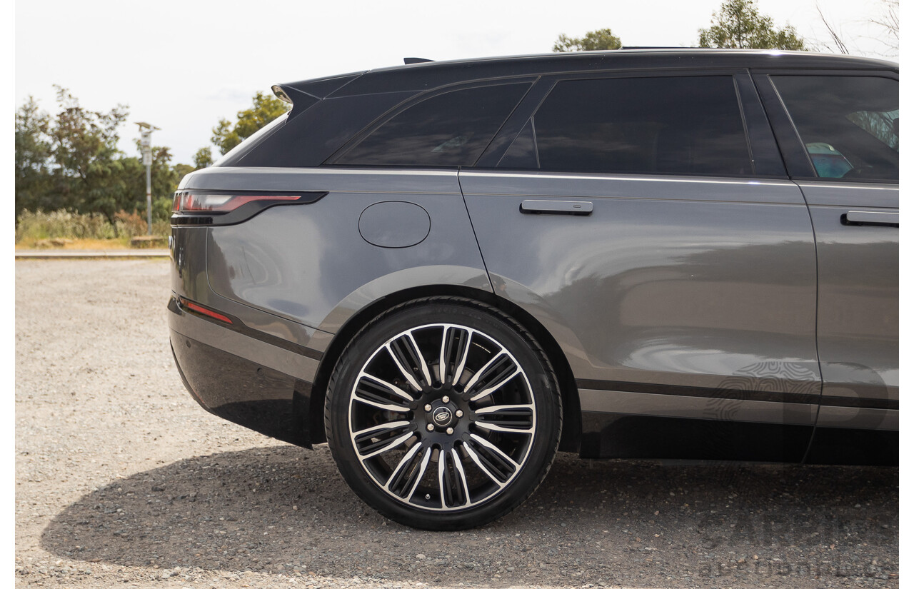12/2017 Land Rover Range Rover Velar D300 HSE R-Dynamic (AWD) L560 MY18 4d Wagon Ammonite Grey Metallic Twin Turbo Diesel V6 3.0L