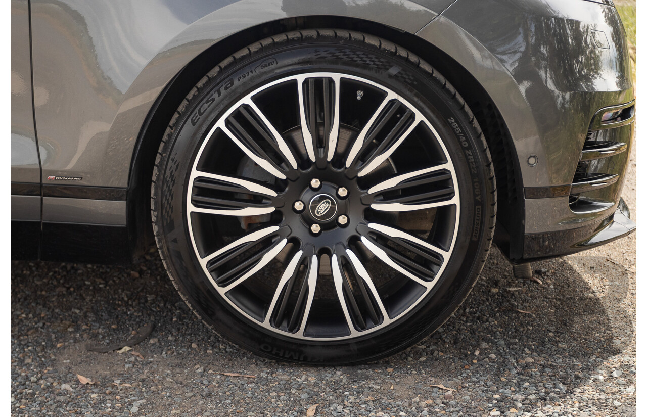 12/2017 Land Rover Range Rover Velar D300 HSE R-Dynamic (AWD) L560 MY18 4d Wagon Ammonite Grey Metallic Twin Turbo Diesel V6 3.0L