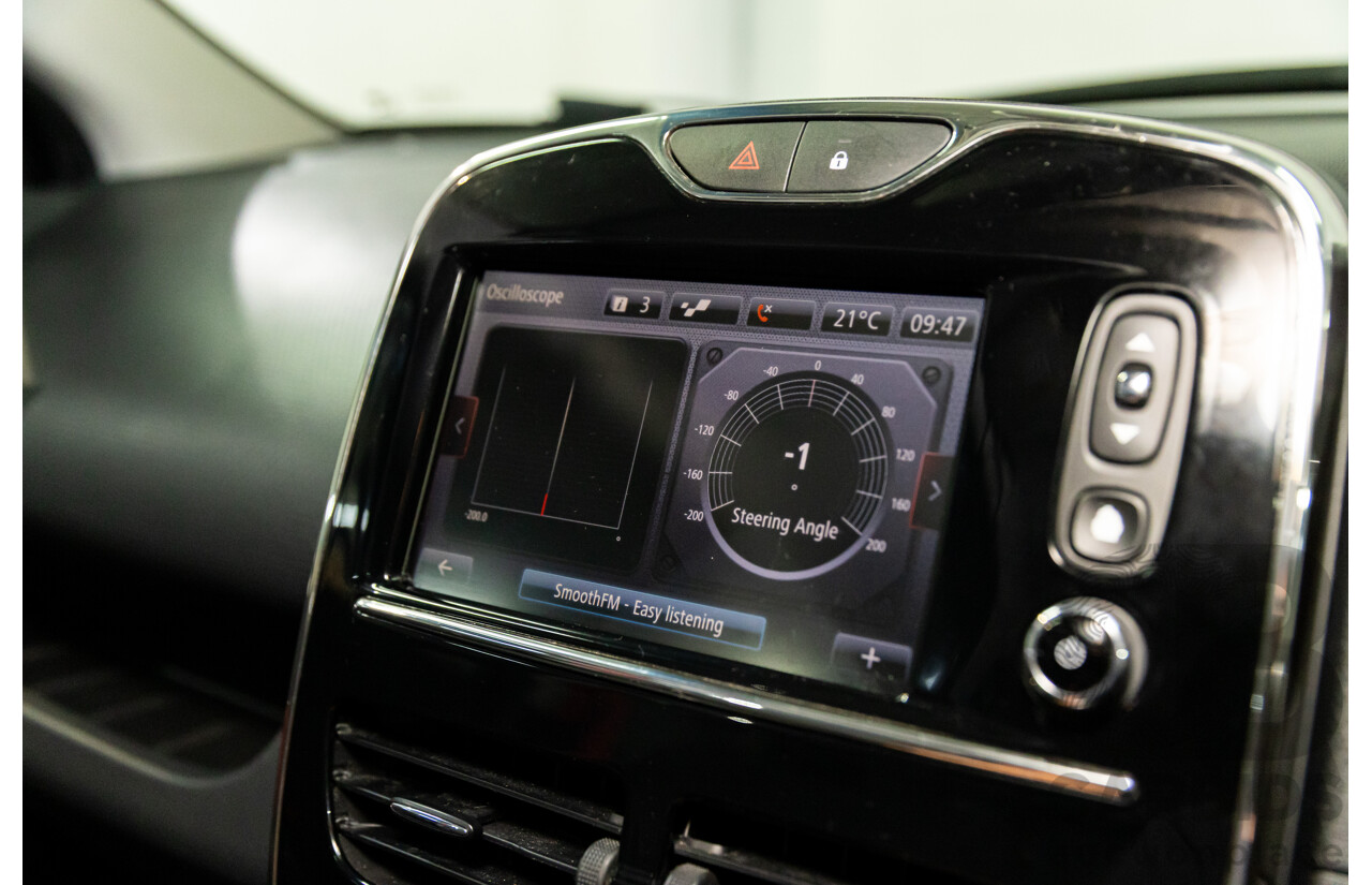 9/2014 Renault Clio RS 200 Sport X98 5d Hatchback Deep Black Metallic Turbo 1.6L