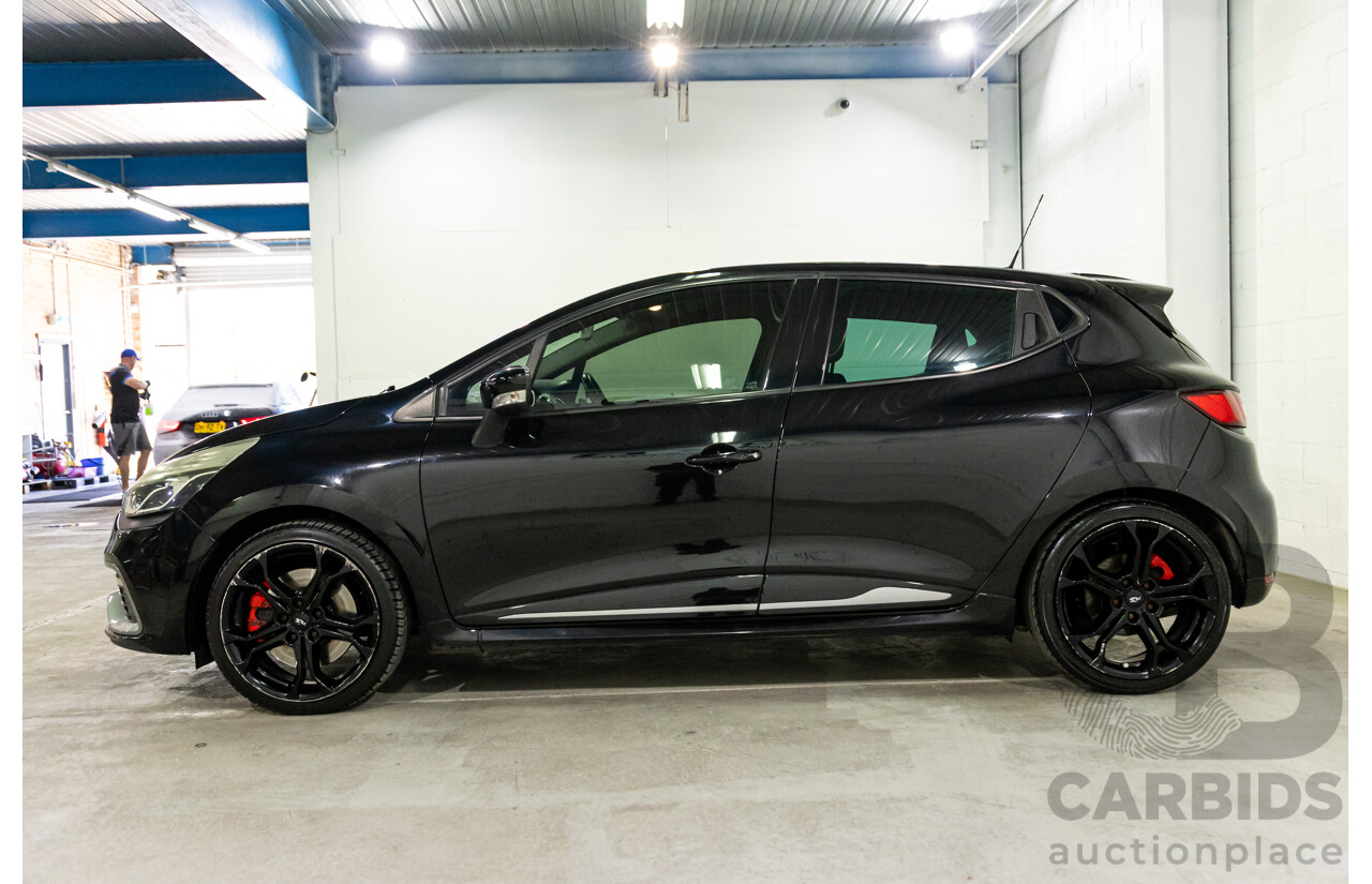 9/2014 Renault Clio RS 200 Sport X98 5d Hatchback Deep Black Metallic Turbo 1.6L