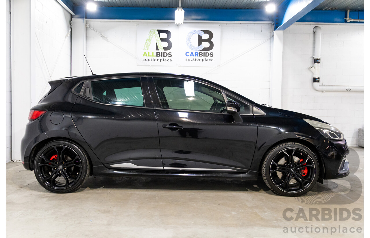9/2014 Renault Clio RS 200 Sport X98 5d Hatchback Deep Black Metallic Turbo 1.6L