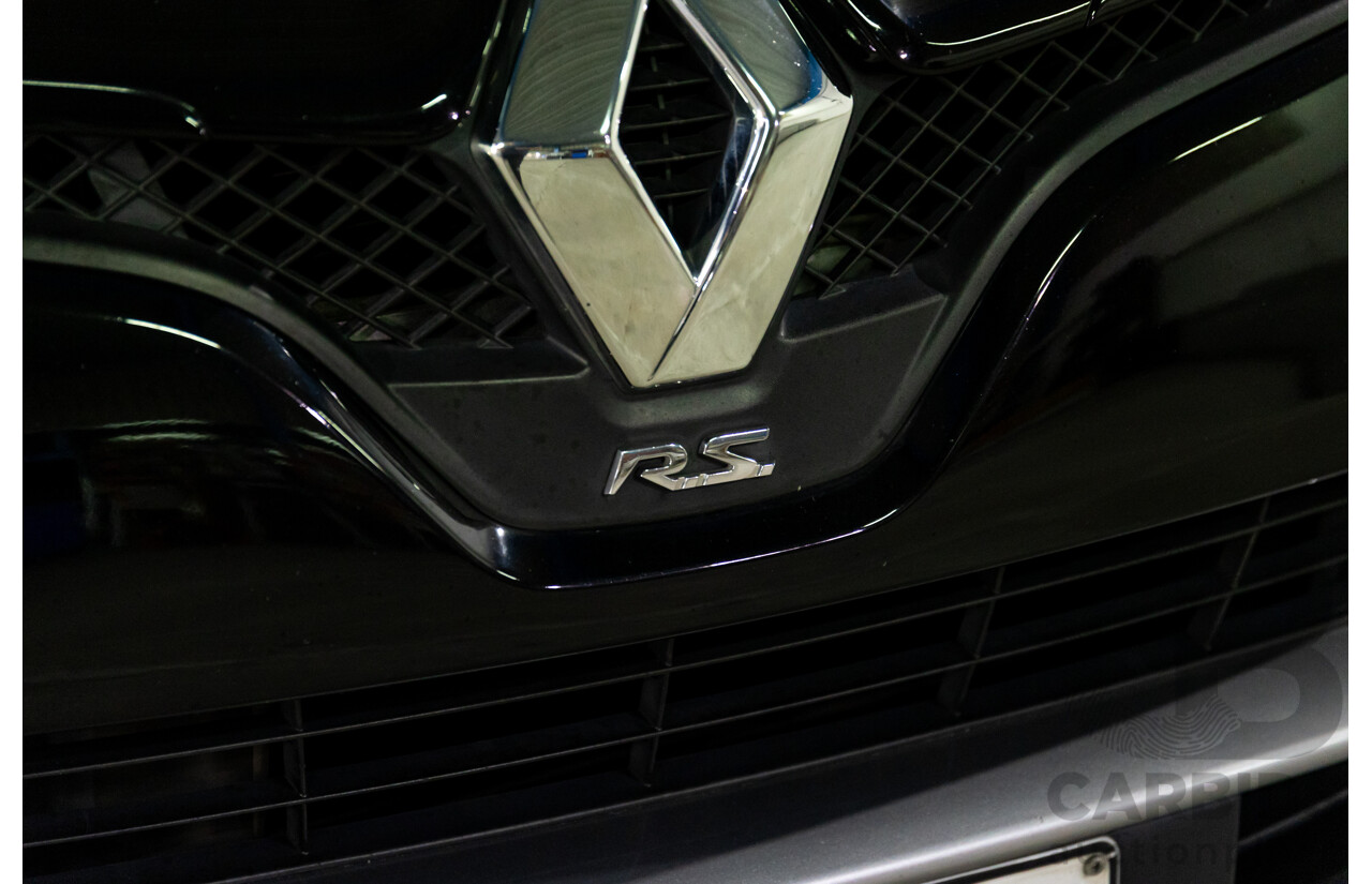 9/2014 Renault Clio RS 200 Sport X98 5d Hatchback Deep Black Metallic Turbo 1.6L