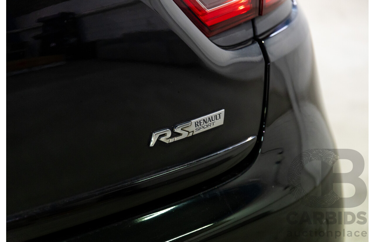 9/2014 Renault Clio RS 200 Sport X98 5d Hatchback Deep Black Metallic Turbo 1.6L