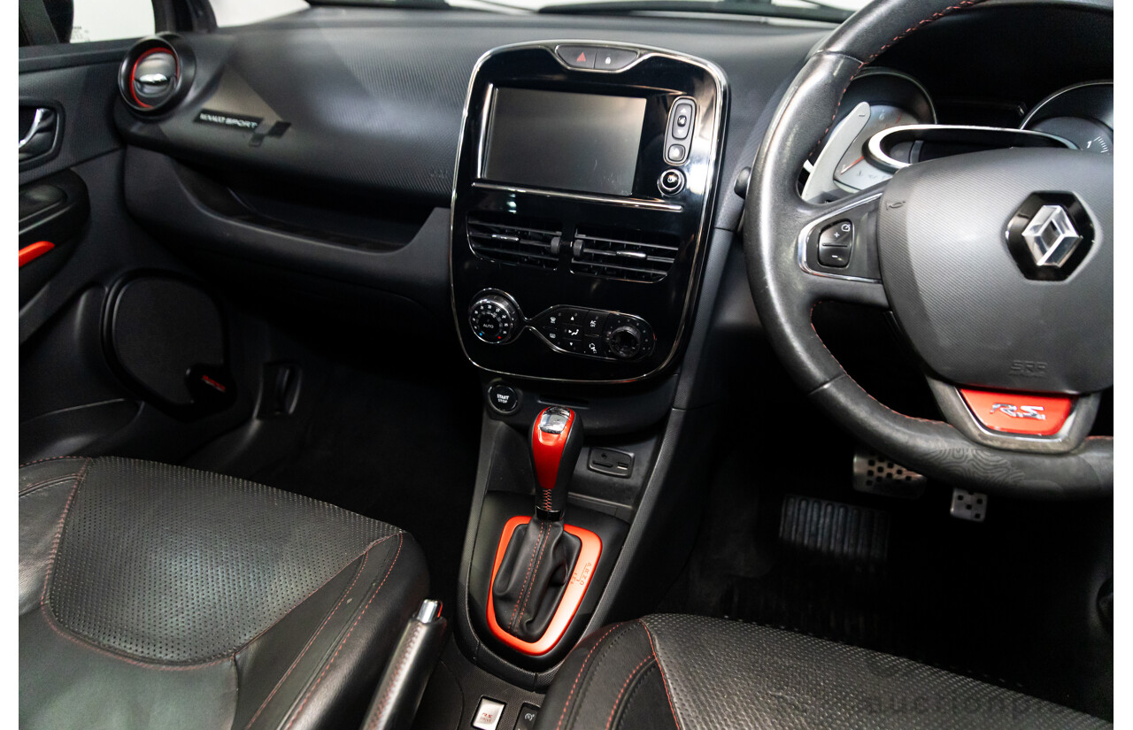 9/2014 Renault Clio RS 200 Sport X98 5d Hatchback Deep Black Metallic Turbo 1.6L